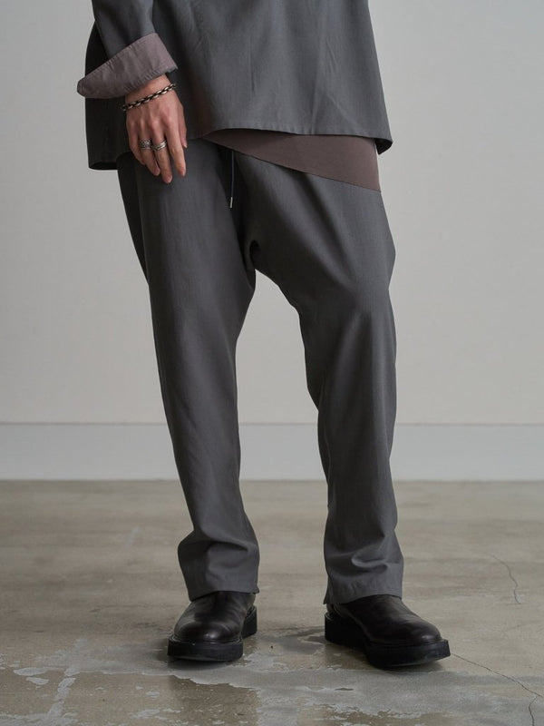 Drawstring Sarouel Zip Pants [BISHU] - PRY