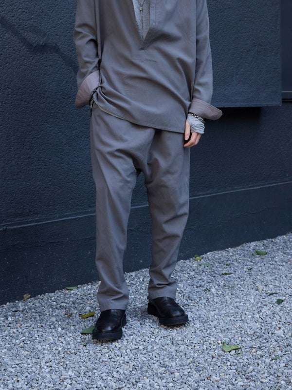 Drawstring Sarouel Zip Pants [BISHU] - PRY