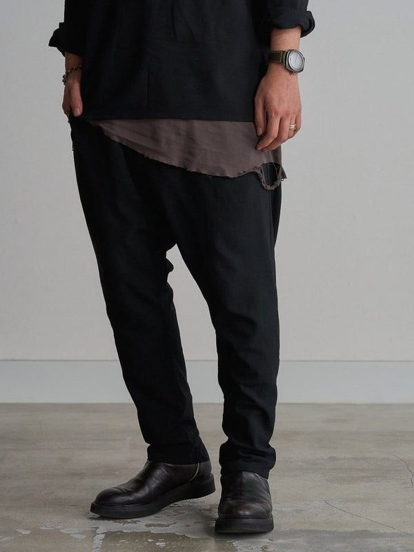 Drawstring Sarouel Zip Pants [BISHU] - PRY