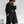 Drawstring Sarouel Zip Pants【BLACK】 - PRY