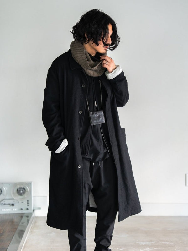 Drawstring Sarouel Zip Pants【BLACK】 - PRY