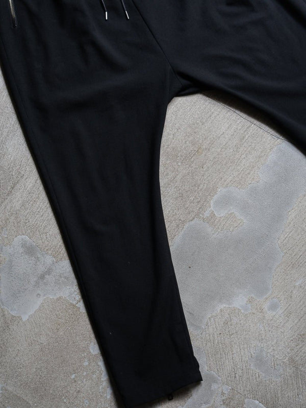 Drawstring Sarouel Zip Pants【BLACK】 - PRY