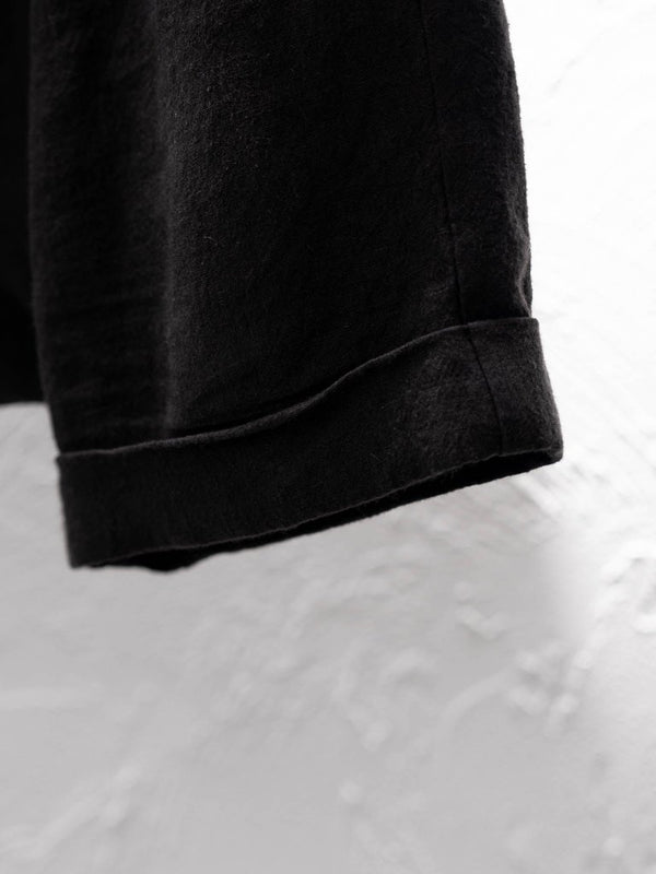 Dry Serge Sarouel Shorts [BLACK] - PRY