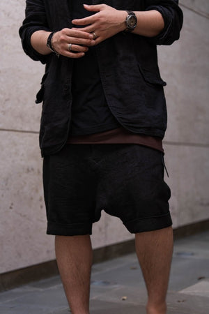 Dry Serge Sarouel Shorts [BLACK] - PRY
