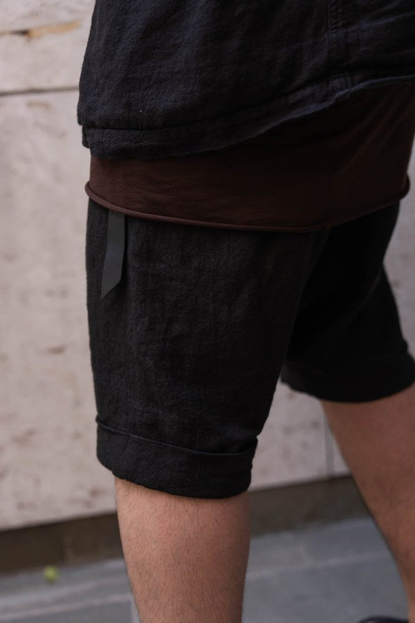 Dry Serge Sarouel Shorts [BLACK] - PRY