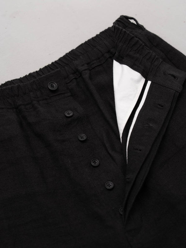 Dry Serge Sarouel Shorts [BLACK] - PRY