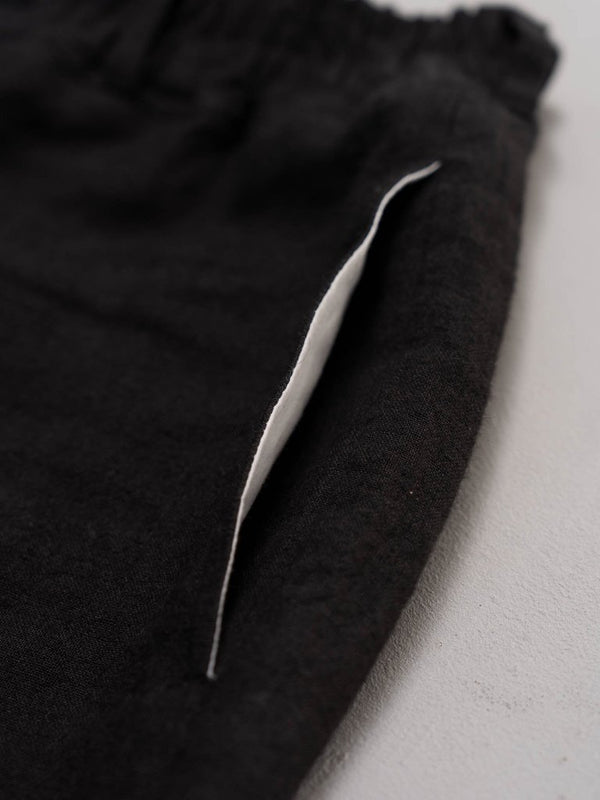 Dry Serge Sarouel Shorts [BLACK] - PRY