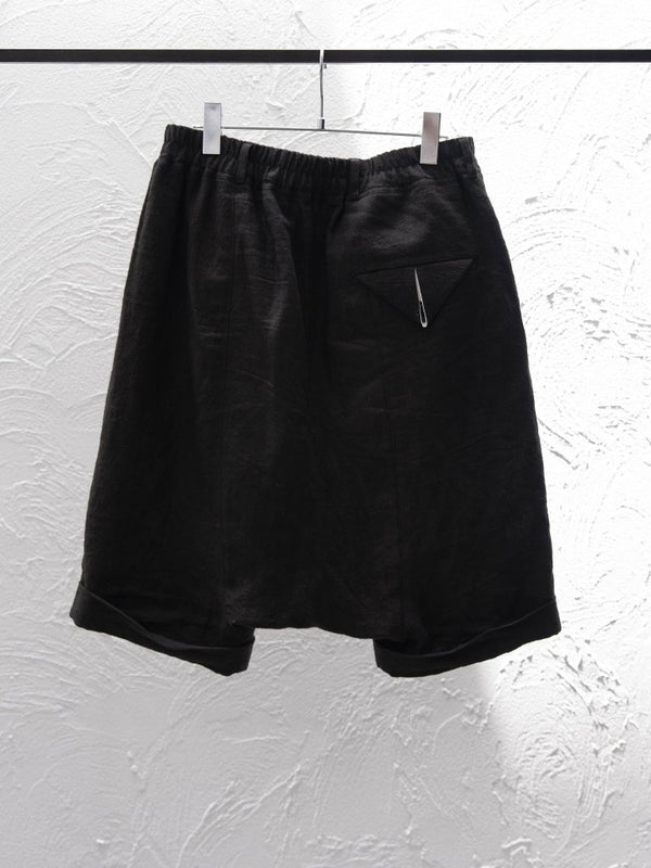 Dry Serge Sarouel Shorts [BLACK] - PRY
