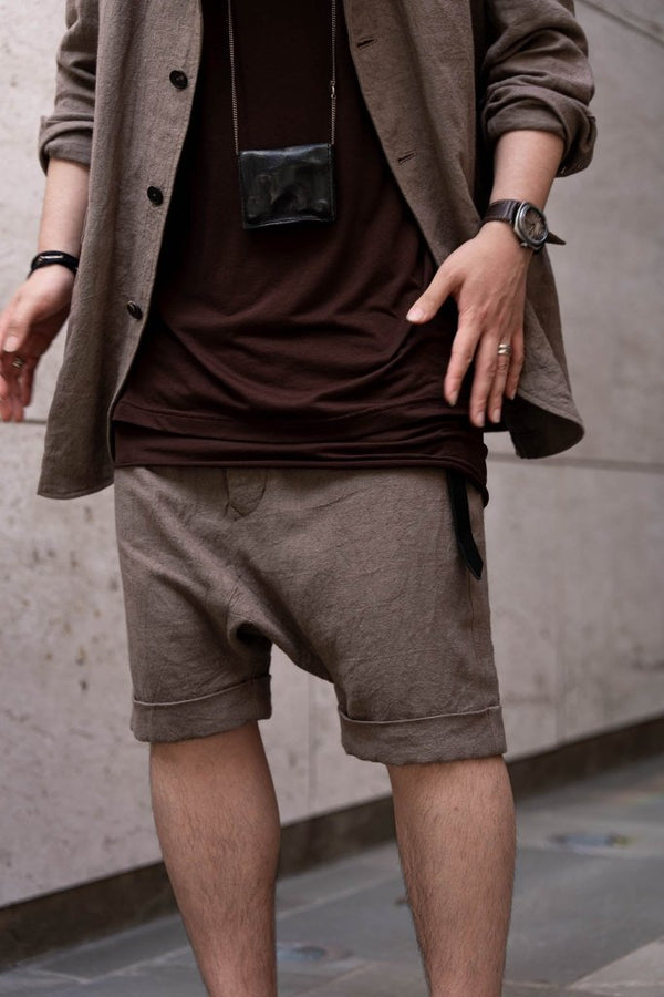 Dry Serge Sarouel Shorts [TAUPE] - PRY