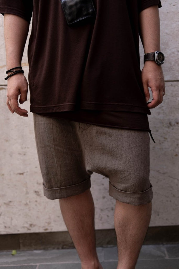 Dry Serge Sarouel Shorts [TAUPE] - PRY