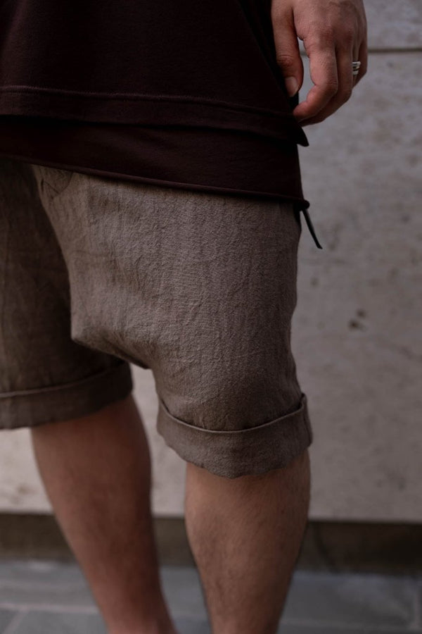 Dry Serge Sarouel Shorts [TAUPE] - PRY