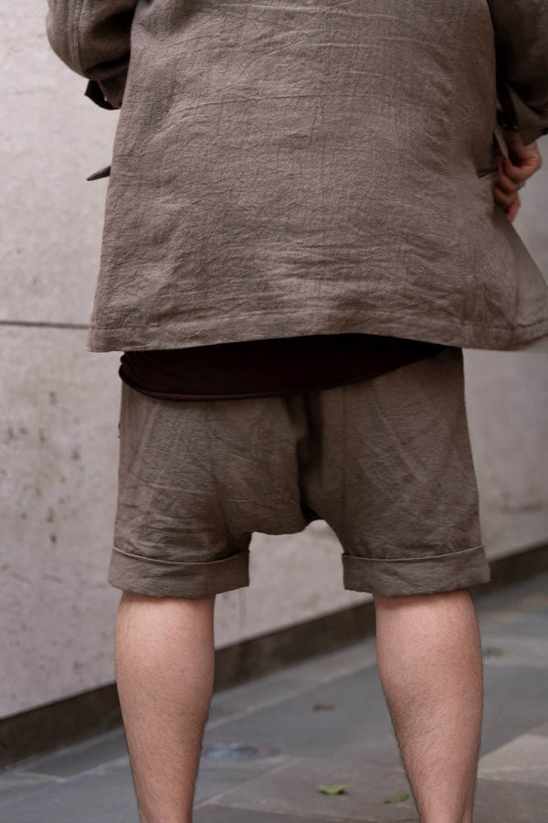 Dry Serge Sarouel Shorts [TAUPE] - PRY