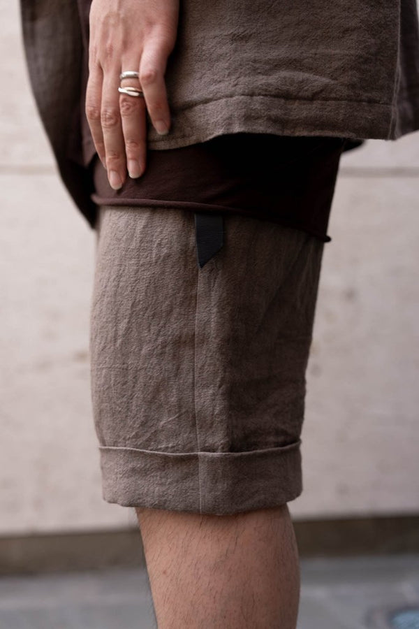 Dry Serge Sarouel Shorts [TAUPE] - PRY