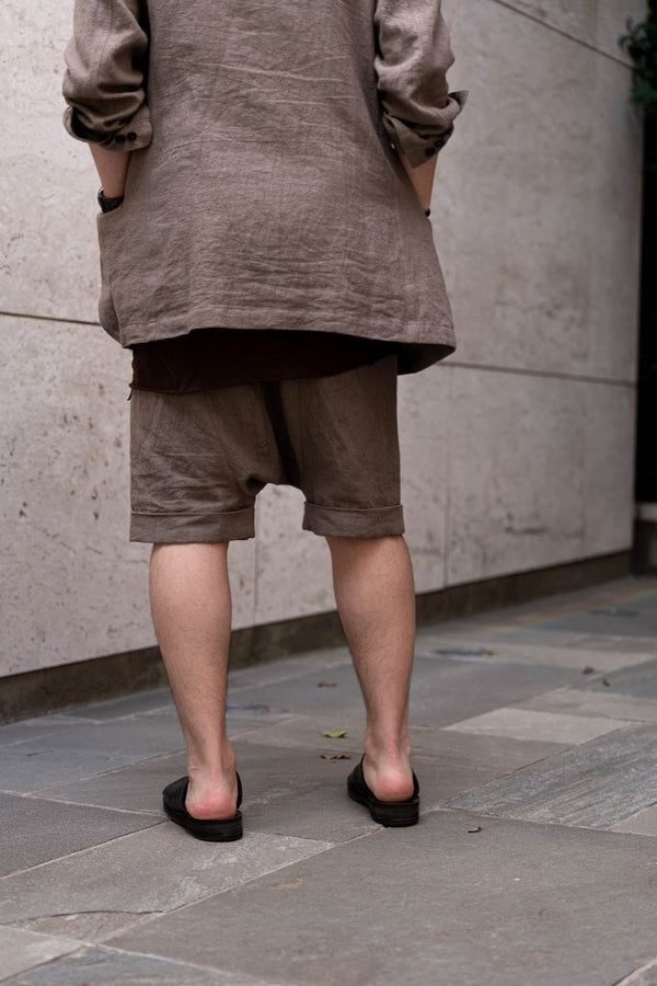 Dry Serge Sarouel Shorts [TAUPE] - PRY