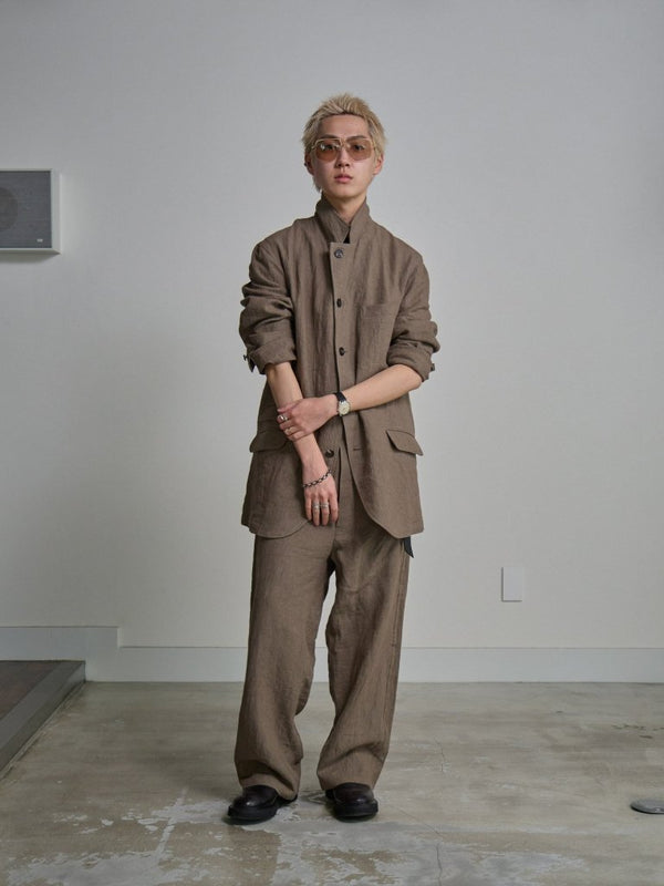 Dry Serge Tailored Jacket [TAUPE] - PRY