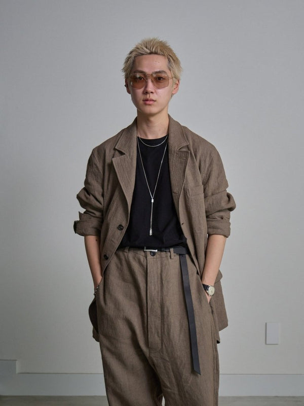 Dry Serge Tailored Jacket [TAUPE] - PRY