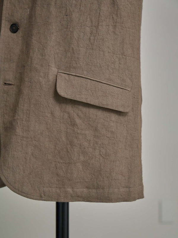 Dry Serge Tailored Jacket [TAUPE] - PRY