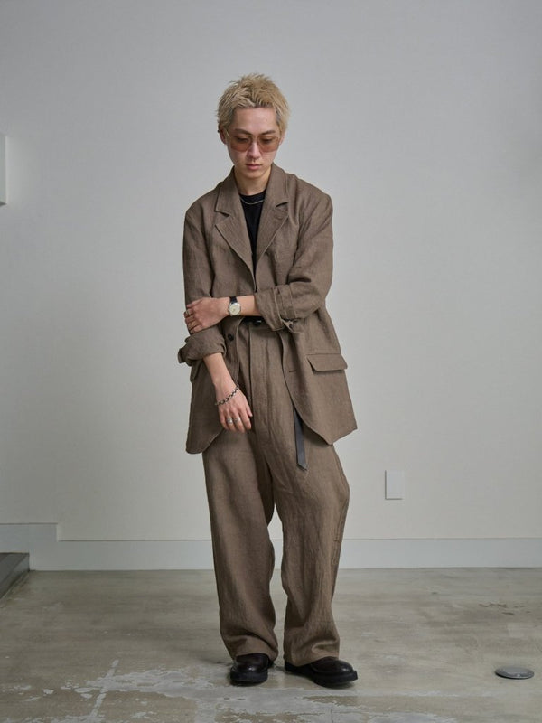 Dry Serge Tailored Jacket [TAUPE] - PRY