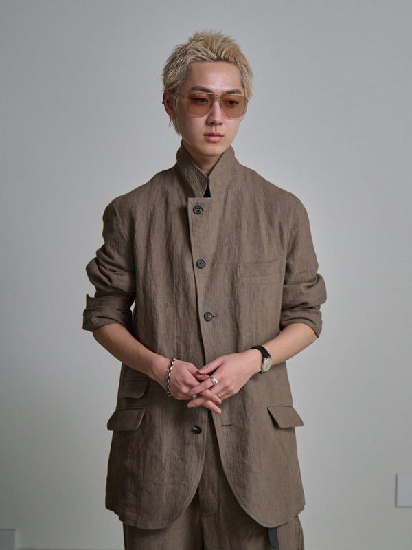 Dry Serge Tailored Jacket [TAUPE] - PRY