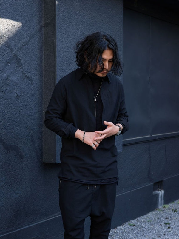 Hooked Vareuse Wool Shirt [BISHU] - PRY