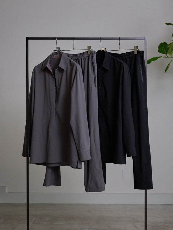 Hooked Vareuse Wool Shirt [BISHU] - PRY