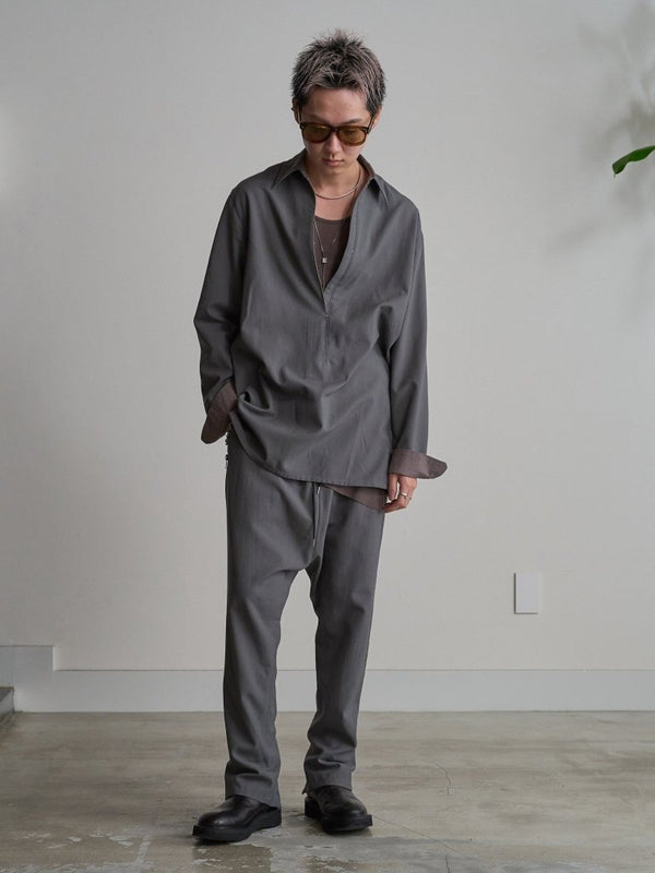 Hooked Vareuse Wool Shirt [BISHU] - PRY