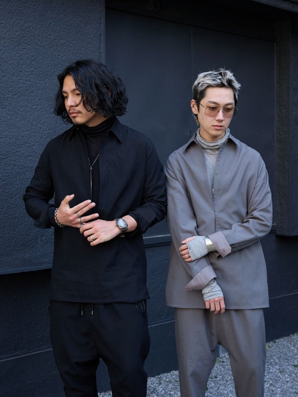 Hooked Vareuse Wool Shirt [BISHU] - PRY