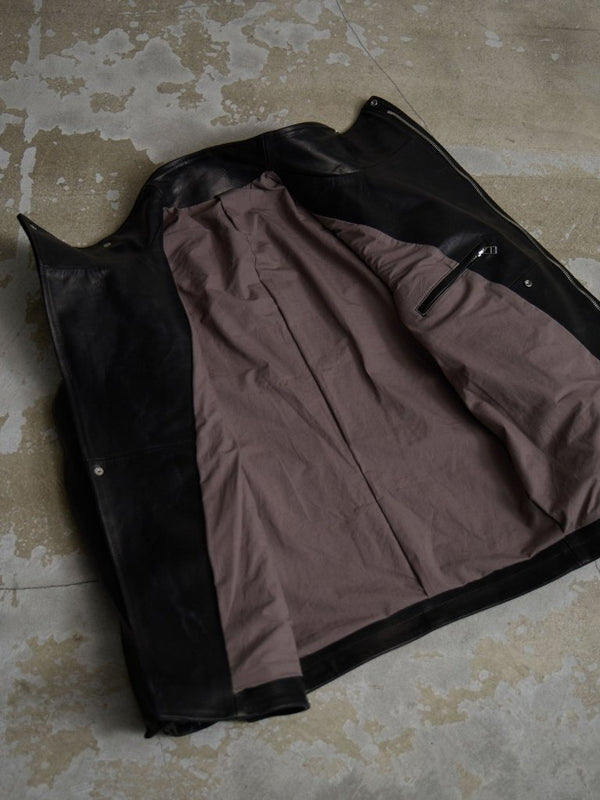 Horse Leather Jacket [BLACK] - PRY