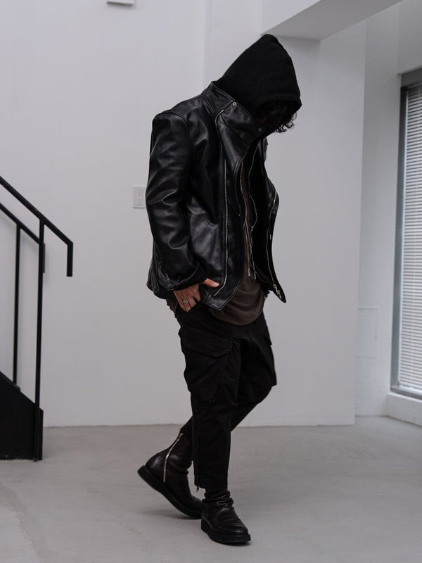 Horse Leather Jacket [BLACK] - PRY