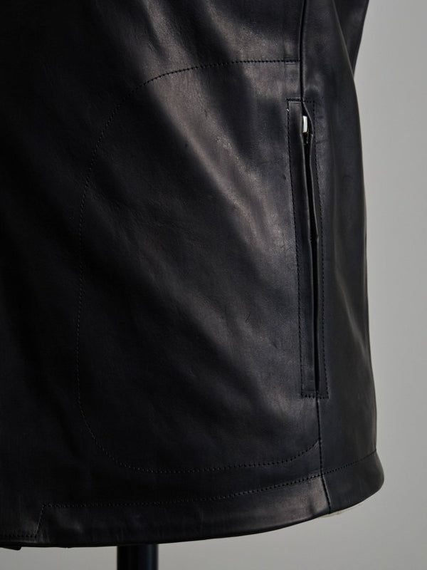 Horse Leather Jacket [BLACK] - PRY