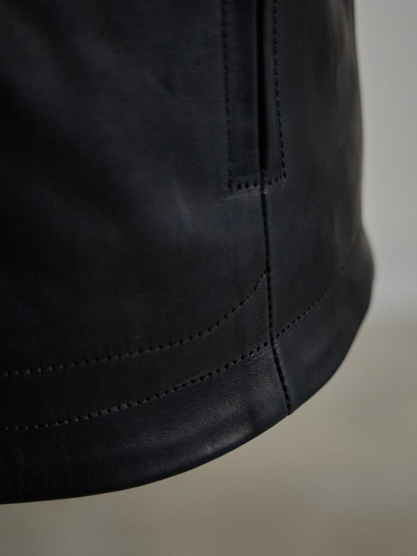 Horse Leather Jacket [BLACK] - PRY