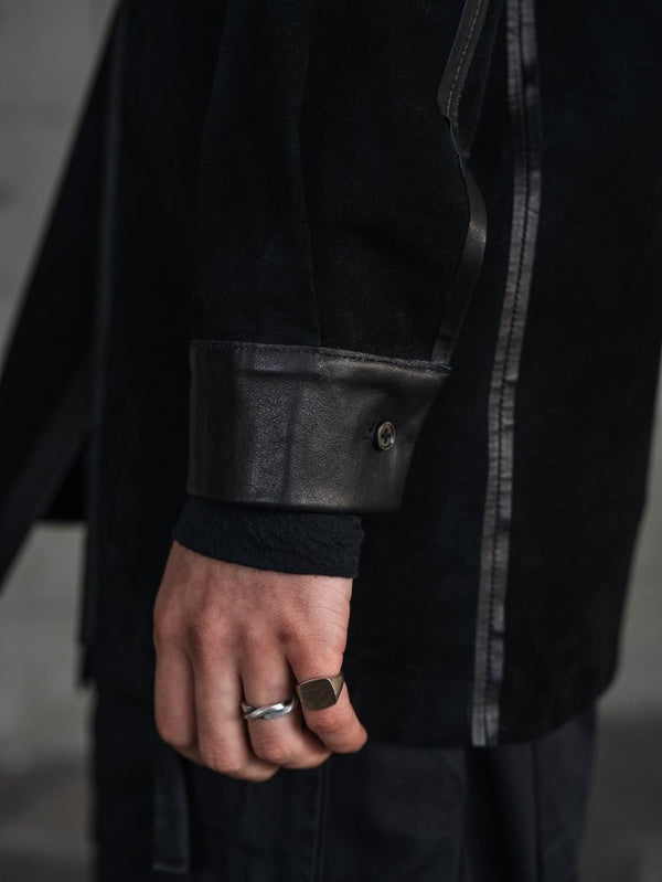 Inverto - Seam Reversible Leather Jacket - PRY