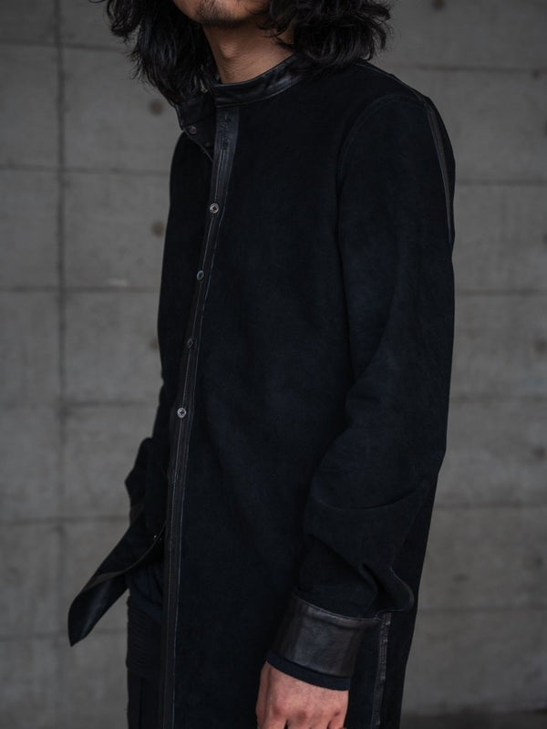 Inverto - Seam Reversible Leather Jacket - PRY