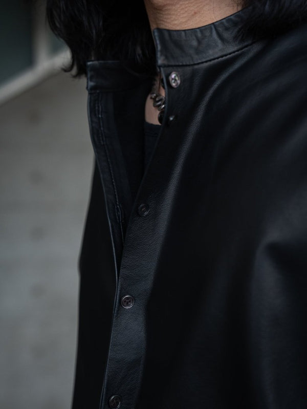 Inverto - Seam Reversible Leather Jacket - PRY