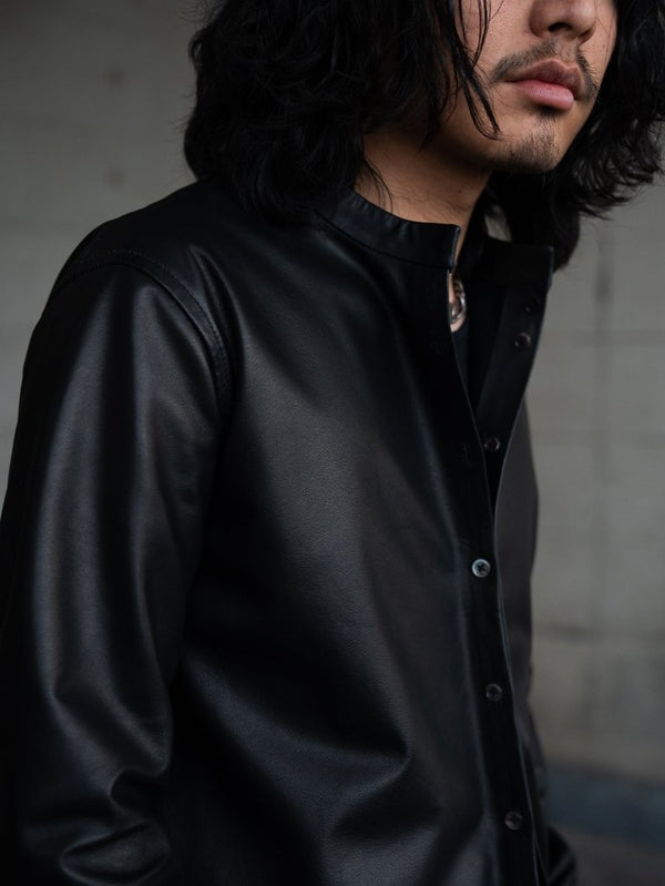 Inverto - Seam Reversible Leather Jacket - PRY