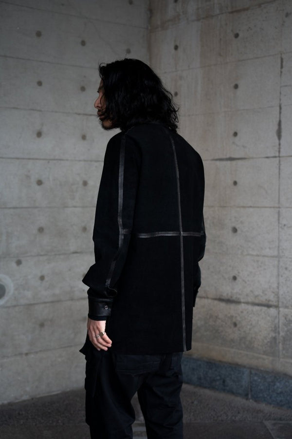 Inverto - Seam Reversible Leather Jacket - PRY