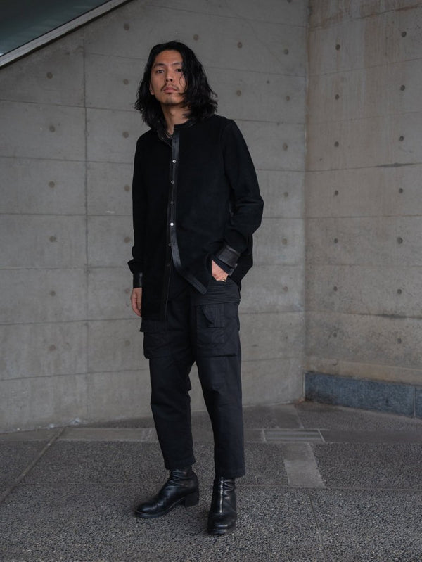 Inverto - Seam Reversible Leather Jacket - PRY