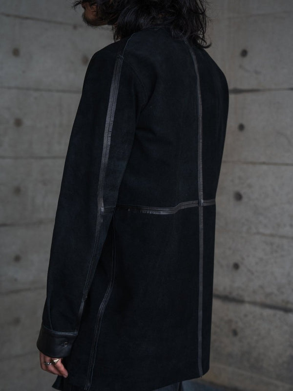 Inverto - Seam Reversible Leather Jacket - PRY