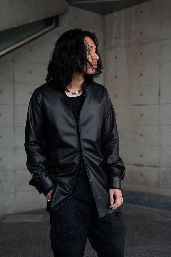 Inverto - Seam Reversible Leather Jacket - PRY