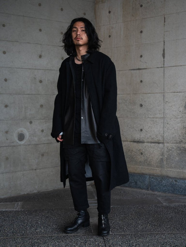 Inverto - Seam Reversible Leather Jacket - PRY