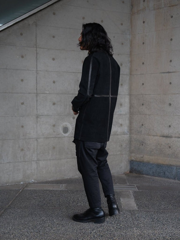 Inverto - Seam Reversible Leather Jacket - PRY