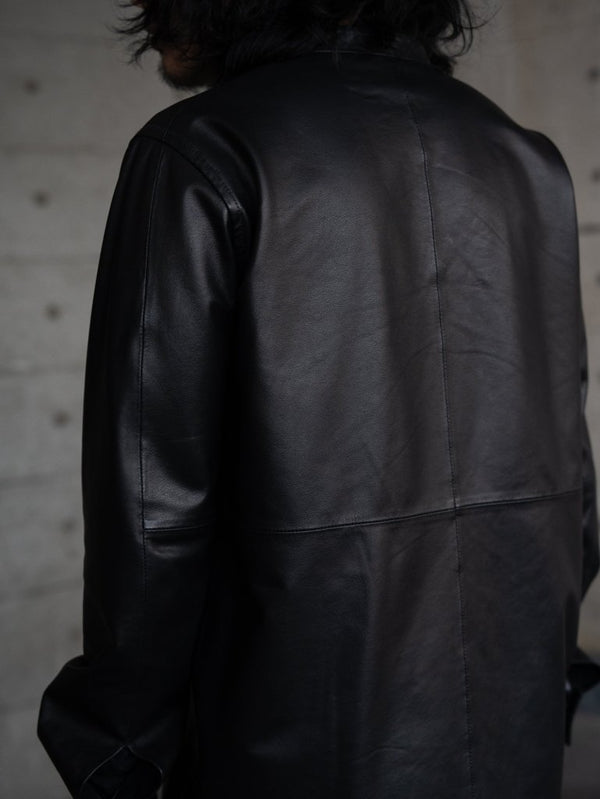 Inverto - Seam Reversible Leather Jacket - PRY
