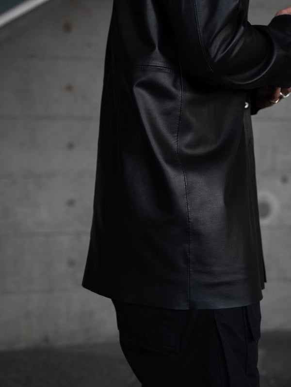 Inverto - Seam Reversible Leather Jacket - PRY