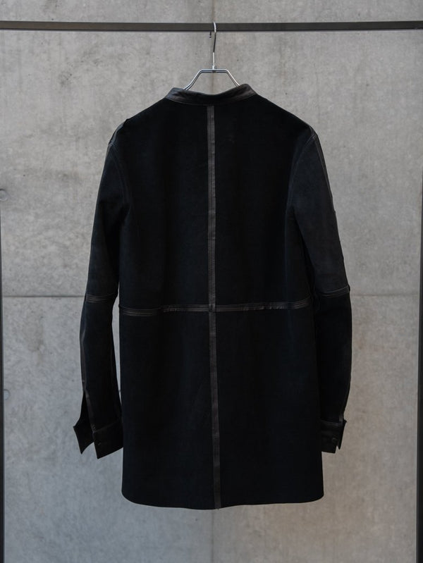 Inverto - Seam Reversible Leather Jacket - PRY