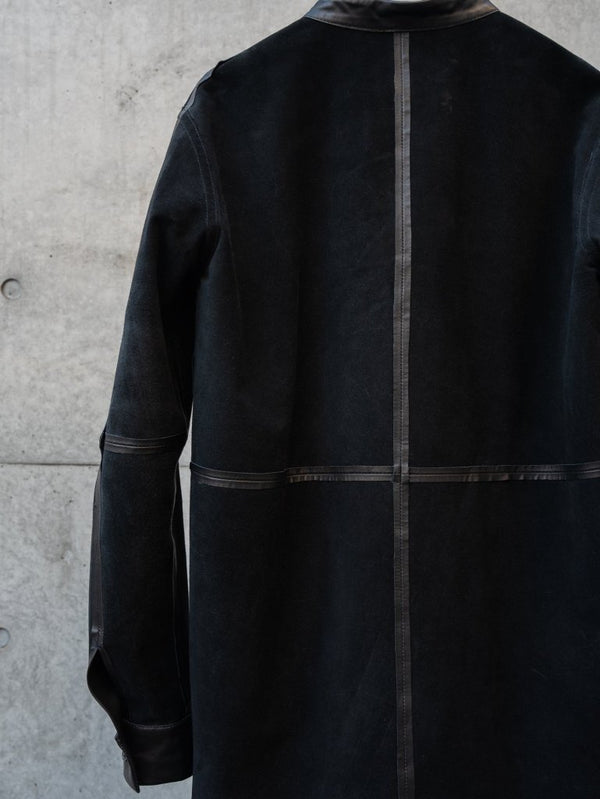 Inverto - Seam Reversible Leather Jacket - PRY