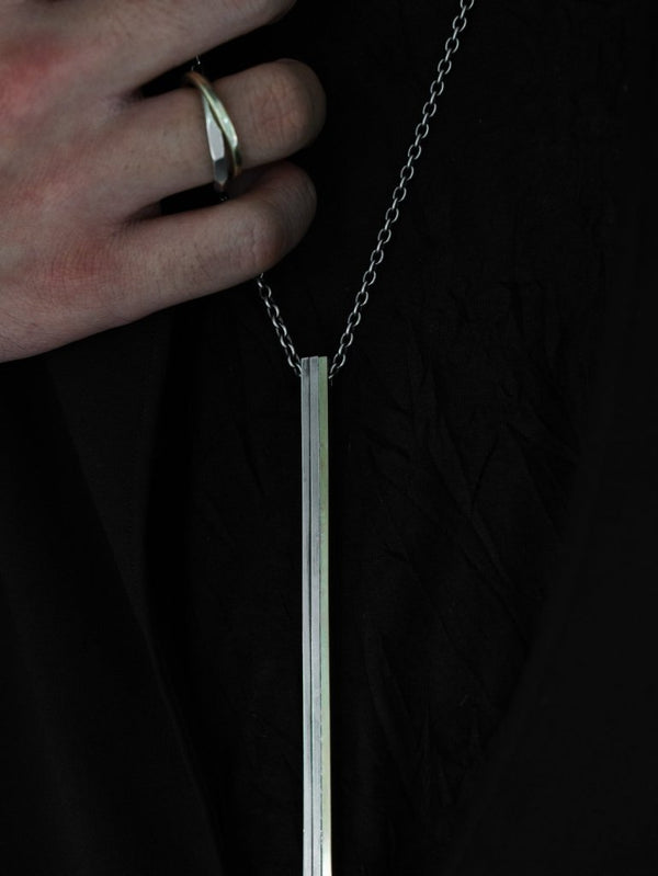 Layered Bar Necklace [k10 gold] - PRY