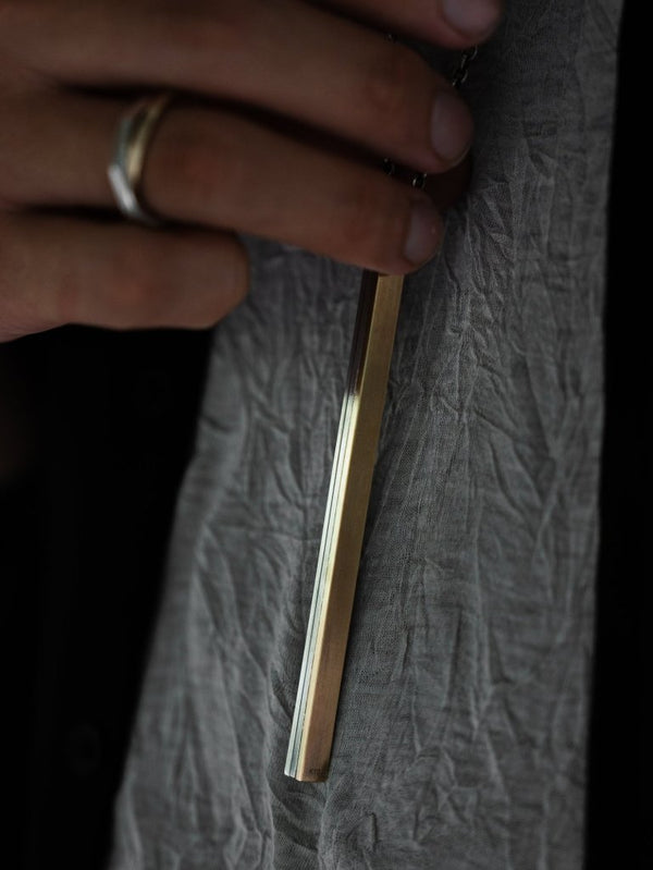 Layered Bar Necklace [k10 gold] - PRY