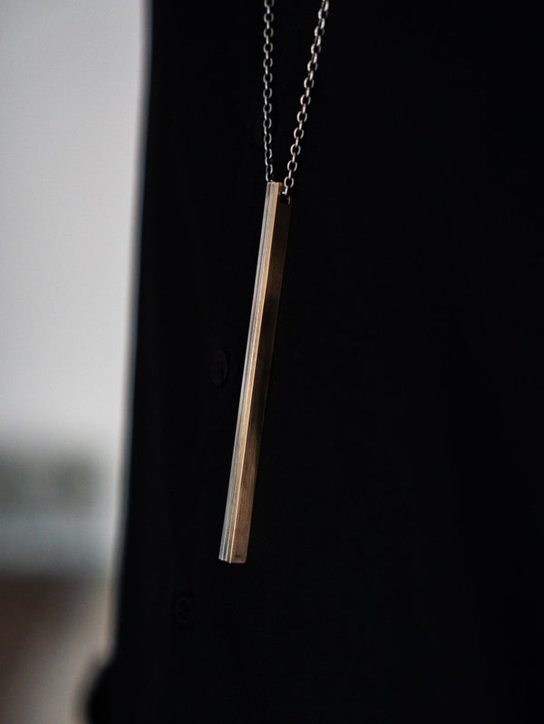 Layered Bar Necklace [k10 gold] - PRY