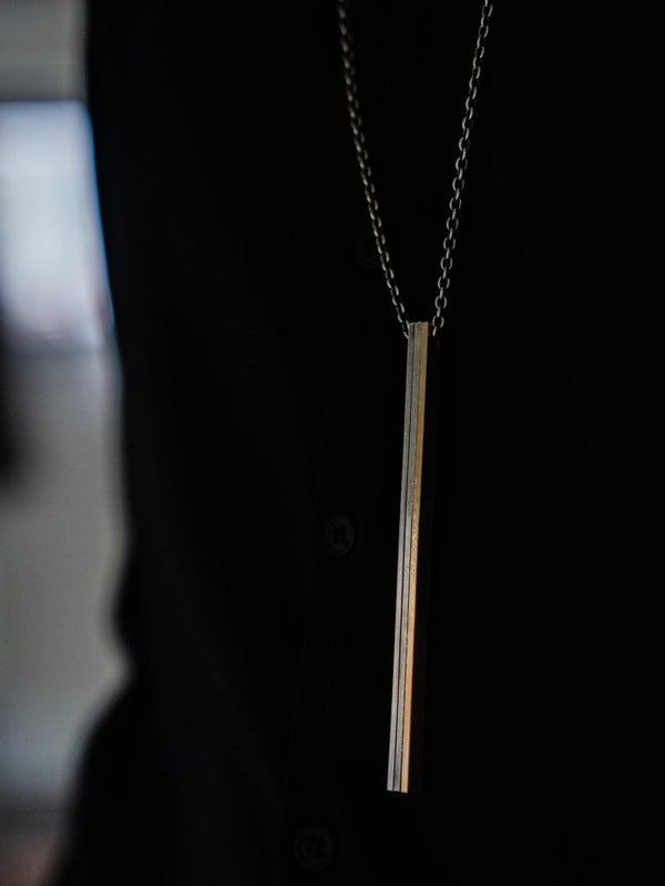 Layered Bar Necklace [k10 gold] - PRY