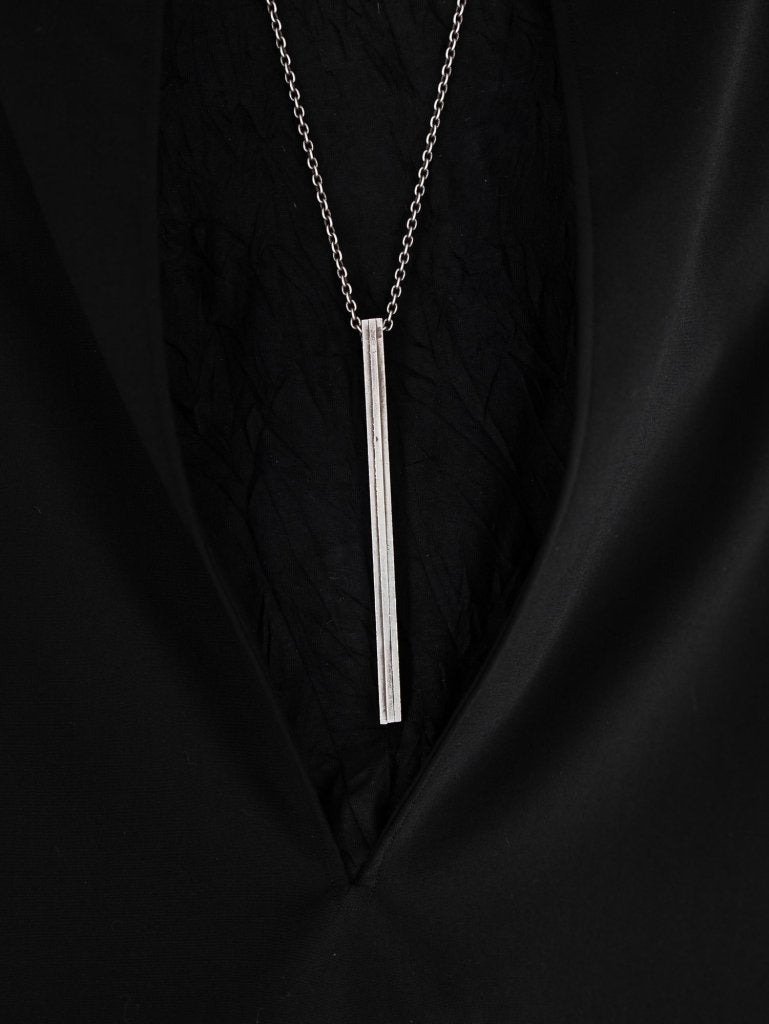 Layered Bar Necklace [slv925] – PRY
